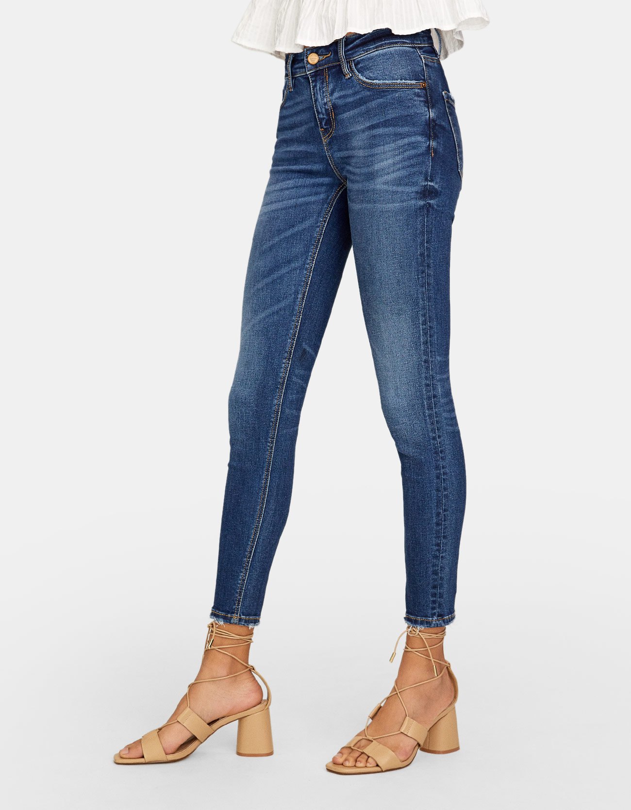 stradivarius jeans low waist