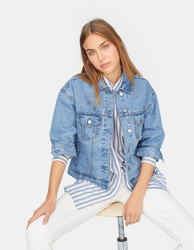 Stradivarius Denim Jack Dames Lichtjeans stradivarius kopen in de aanbieding Stradivarius Denim Jack Dames Lichtjeans stradivarius kopen in de aanbieding