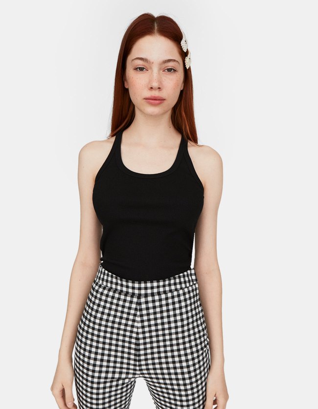 Stradivarius Basic Top Dames Zwart stradivarius kopen in de aanbieding Stradivarius Basic Top Dames Zwart stradivarius kopen in de aanbieding