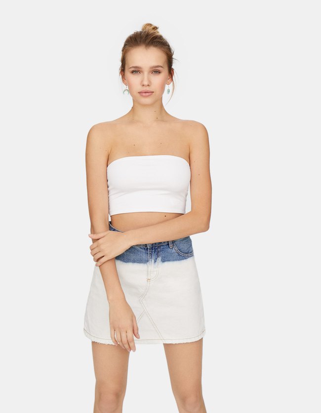 Stradivarius Basic Bandeautop Dames Wit Xs stradivarius kopen in de aanbieding Stradivarius Basic Bandeautop Dames Wit Xs stradivarius kopen in de aanbieding