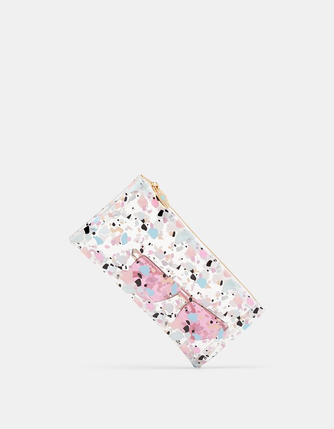 Stradivarius Etui Met Print Dames Wit stradivarius kopen in de aanbieding