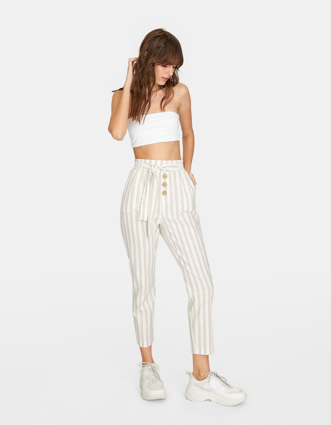 Stradivarius Baggy Broek Dames Steen Xs stradivarius kopen in de aanbieding Stradivarius Baggy Broek Dames Steen Xs stradivarius kopen in de aanbieding