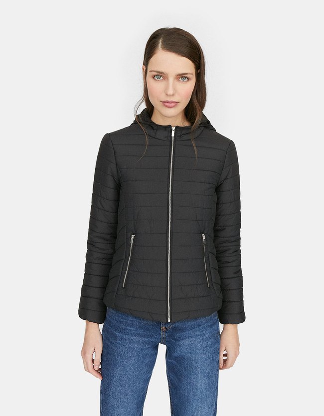 Stradivarius Padding Jack Met Capuchon Dames Zwart Xs stradivarius kopen in de aanbieding Stradivarius Padding Jack Met Capuchon Dames Zwart Xs stradivarius kopen in de aanbieding