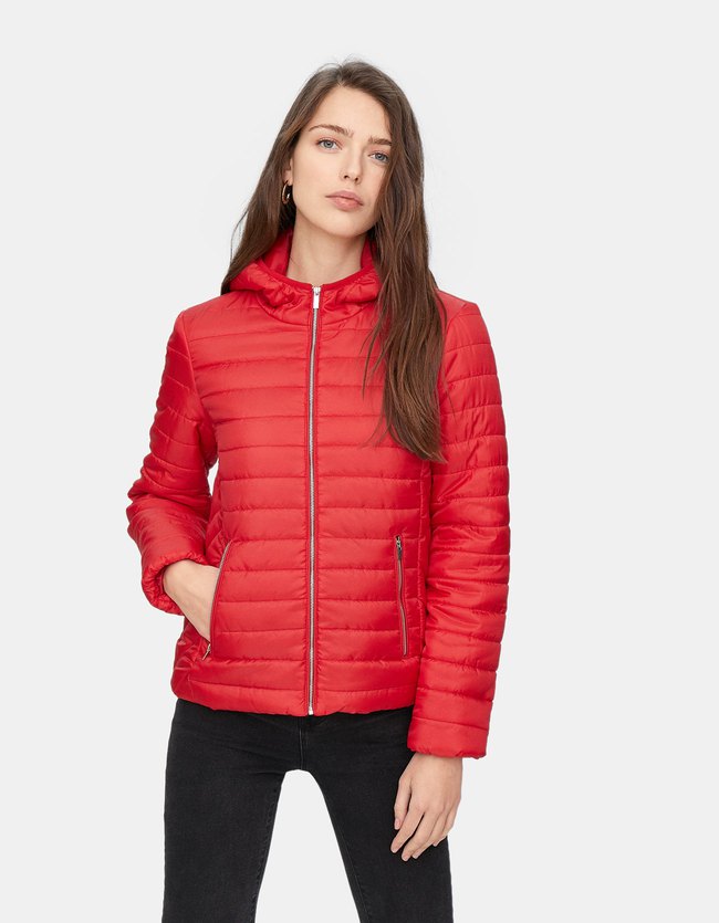 Stradivarius Padding Jack Met Capuchon Dames Rood Xs stradivarius kopen in de aanbieding Stradivarius Padding Jack Met Capuchon Dames Rood Xs stradivarius kopen in de aanbieding