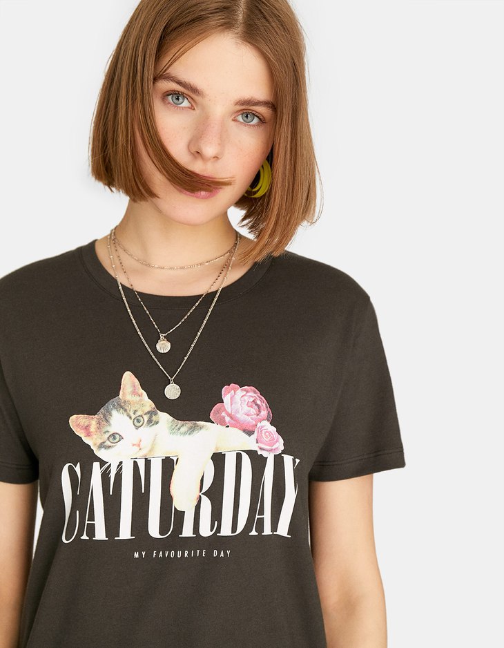 maglietta friends stradivarius