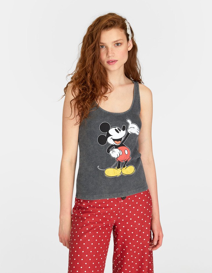 camisetas tirantes mujer stradivarius