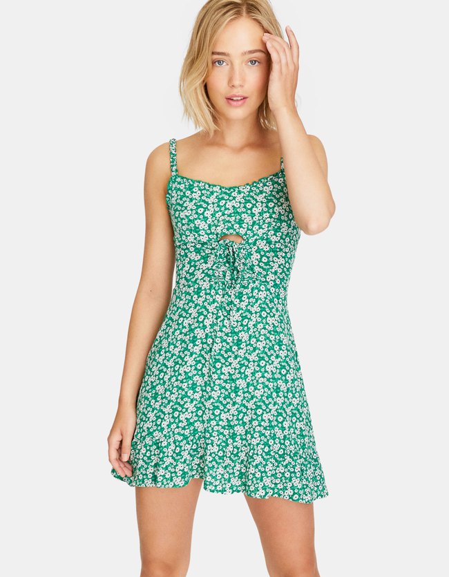 Stradivarius Korset Jurk Dames Flessengroen Xs stradivarius kopen in de aanbieding Stradivarius Korset Jurk Dames Flessengroen Xs stradivarius kopen in de aanbieding