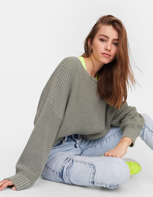 Stradivarius Skinny Cargo Jeans Met Hoge Taille Dames 34 stradivarius kopen in de aanbieding