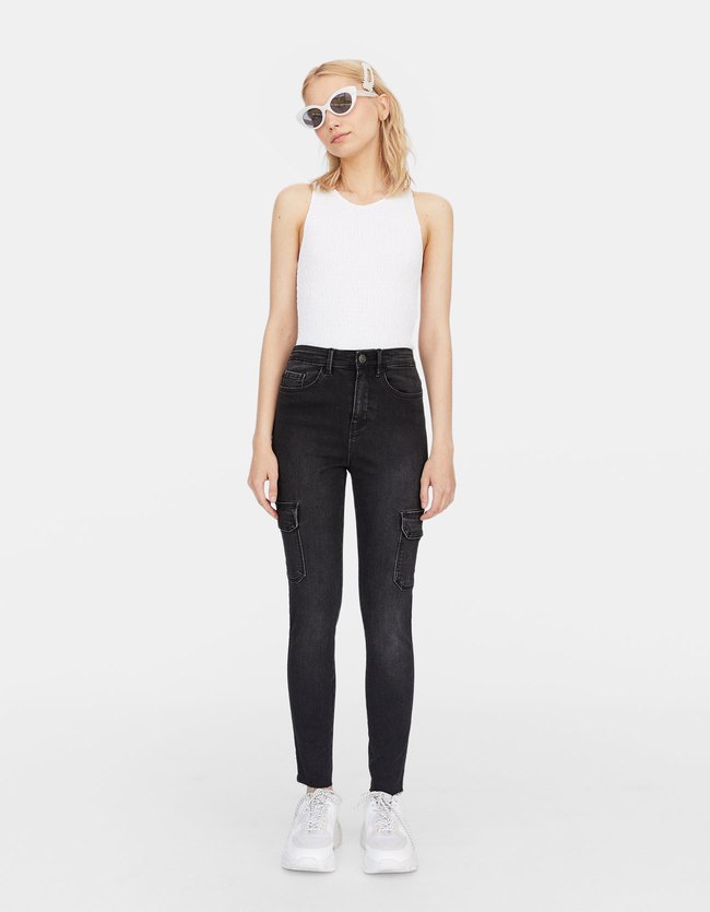 Stradivarius Skinny Cargo Jeans Met Hoge Taille Dames Verwassen 36 stradivarius kopen in de aanbieding Stradivarius Skinny Cargo Jeans Met Hoge Taille Dames Verwassen 36 stradivarius kopen in de aanbieding