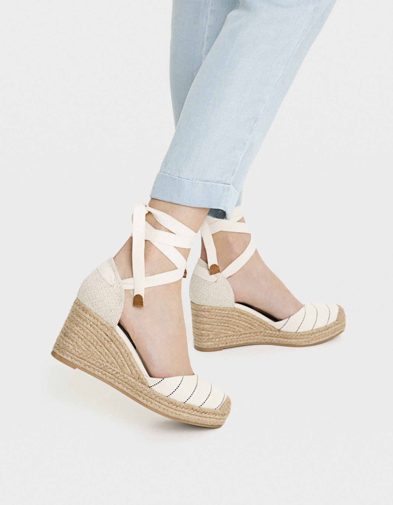 Stradivarius JOIN LIFE Dolgu Topuk J t Espadril peacecommission