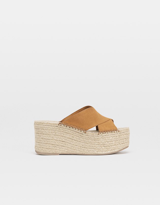 Stradivarius Bruine Sleehakken Met Touw Plateauzool Dames Bruin 36 stradivarius kopen in de aanbieding Stradivarius Bruine Sleehakken Met Touw Plateauzool Dames Bruin 36 stradivarius kopen in de aanbieding