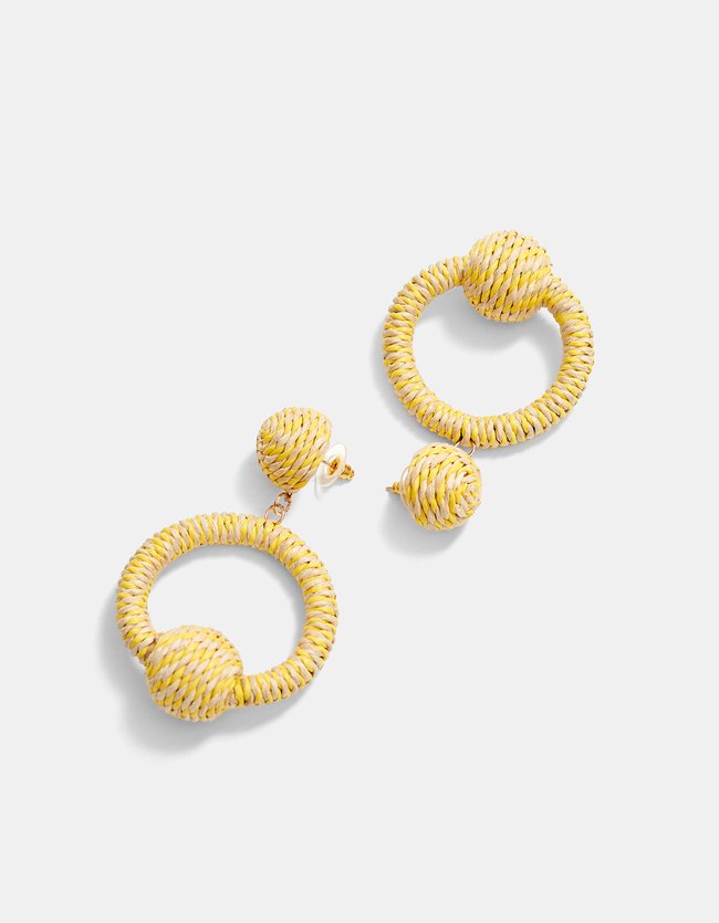 Stradivarius Tweekleurige Raffia Oorbellen Dames Geel stradivarius kopen in de aanbieding Stradivarius Tweekleurige Raffia Oorbellen Dames Geel stradivarius kopen in de aanbieding