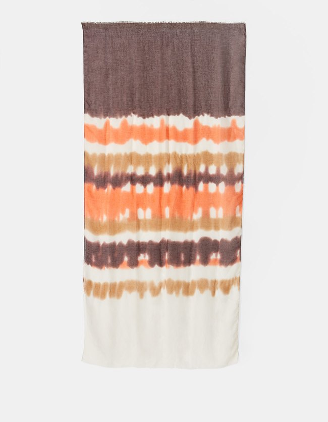 Stradivarius Sjaal In Bruin En Oranje Dames stradivarius kopen in de aanbieding