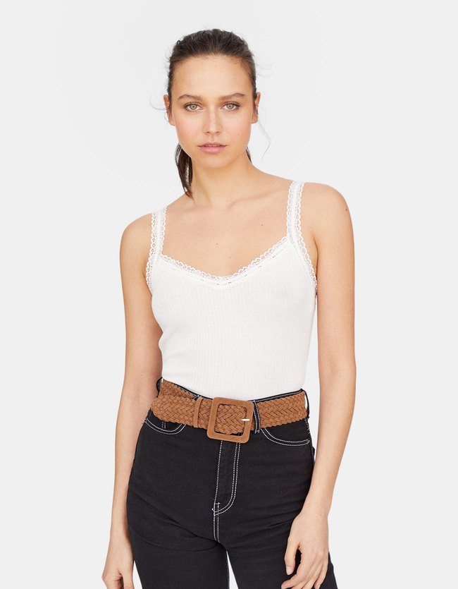 Stradivarius Brede Gevlochten Riem Dames Lichtkameel 70 stradivarius kopen in de aanbieding Stradivarius Brede Gevlochten Riem Dames Lichtkameel 70 stradivarius kopen in de aanbieding