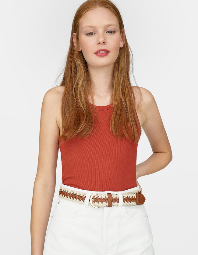 Stradivarius Boho Gevlochten Riem Dames Lichtkameel 70 stradivarius kopen in de aanbieding Stradivarius Boho Gevlochten Riem Dames Lichtkameel 70 stradivarius kopen in de aanbieding