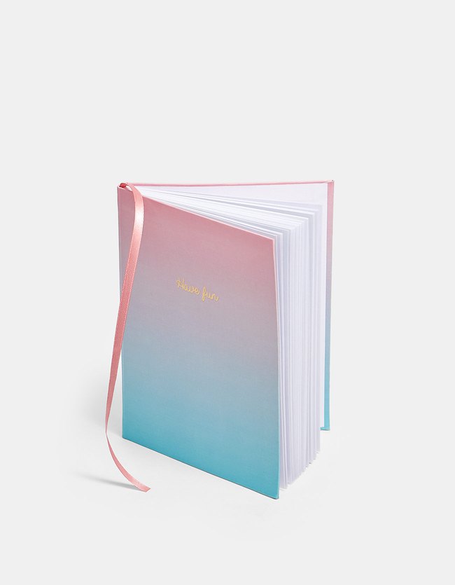 Stradivarius Degrade Planner Dames Pastelroze 103 stradivarius kopen in de aanbieding