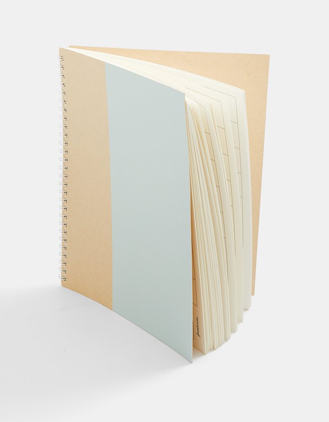 Stradivarius Naturel Ringband Bureauplanner Dames Groen 103 stradivarius kopen in de aanbieding