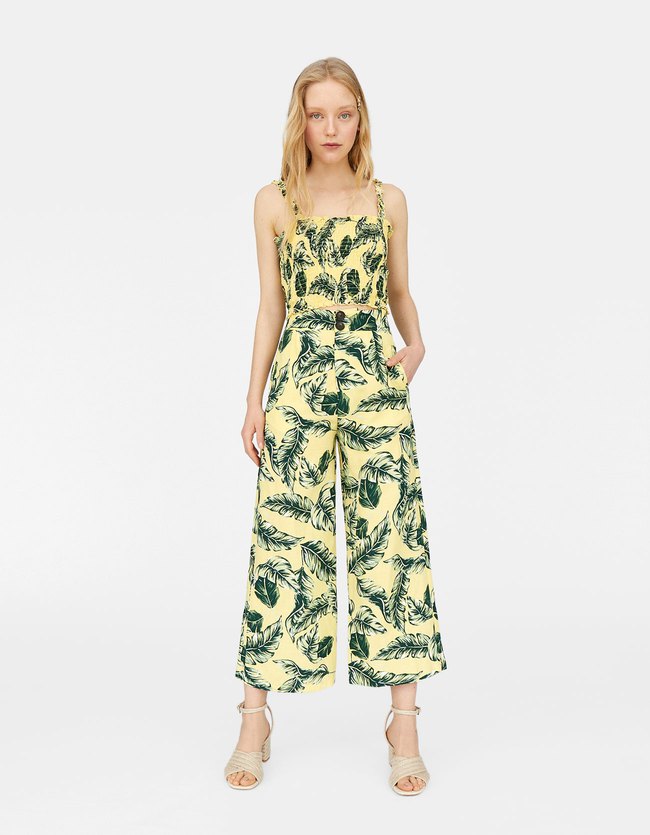 Stradivarius Cropped Broek Dames Pastelgeel 34 stradivarius kopen in de aanbieding Stradivarius Cropped Broek Dames Pastelgeel 34 stradivarius kopen in de aanbieding
