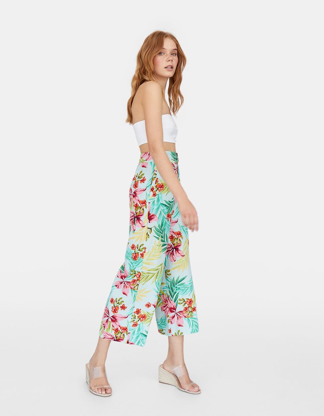 Stradivarius Cropped Broek Dames Pastelgroen 40 stradivarius kopen in de aanbieding Stradivarius Cropped Broek Dames Pastelgroen 40 stradivarius kopen in de aanbieding
