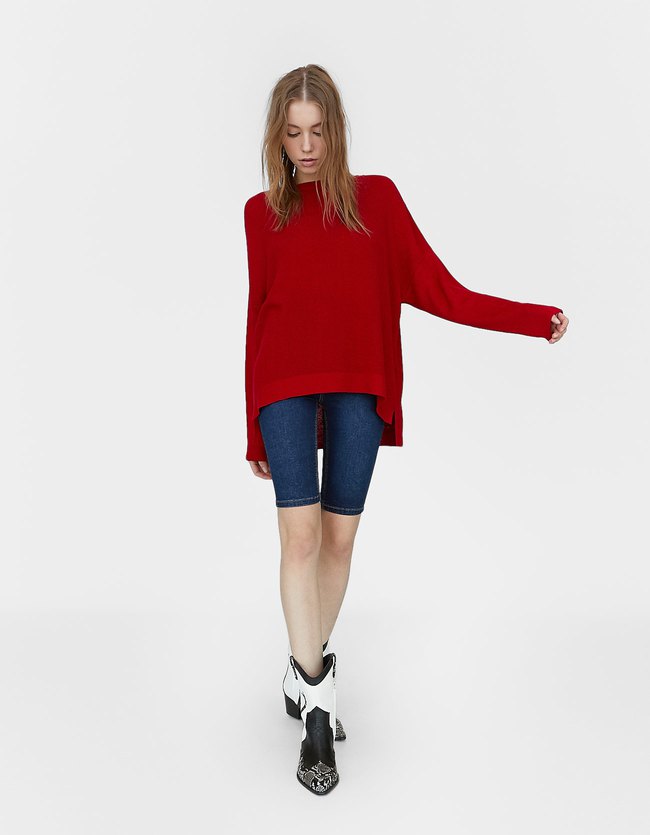 Stradivarius Trui Met Structuur Dames Rood stradivarius kopen in de aanbieding Stradivarius Trui Met Structuur Dames Rood stradivarius kopen in de aanbieding