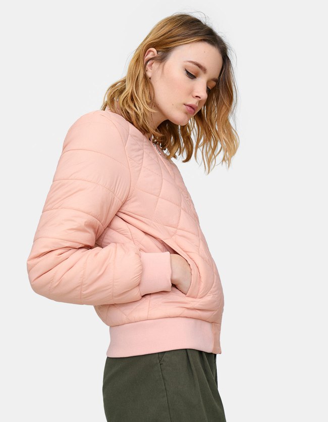 Stradivarius Gewatteerde Bomber Met Elastische Boorden Metalen Ritssluiting Middenvoor Steekzakken Dames Kauwgumroze Xs stradivarius kopen in de aanbieding Stradivarius Gewatteerde Bomber Met Elastische Boorden Metalen Ritssluiting Middenvoor Steekzakken Dames Kauwgumroze Xs stradivarius kopen in de aanbieding