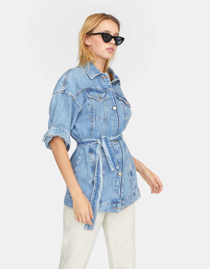 stradivarius jeans jacket