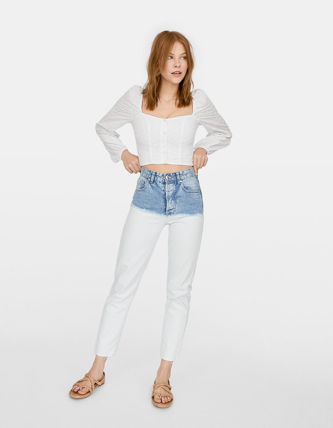 Stradivarius Broderie Top Met Hartvormige Decollete Dames Wit stradivarius kopen in de aanbieding Stradivarius Broderie Top Met Hartvormige Decollete Dames Wit stradivarius kopen in de aanbieding