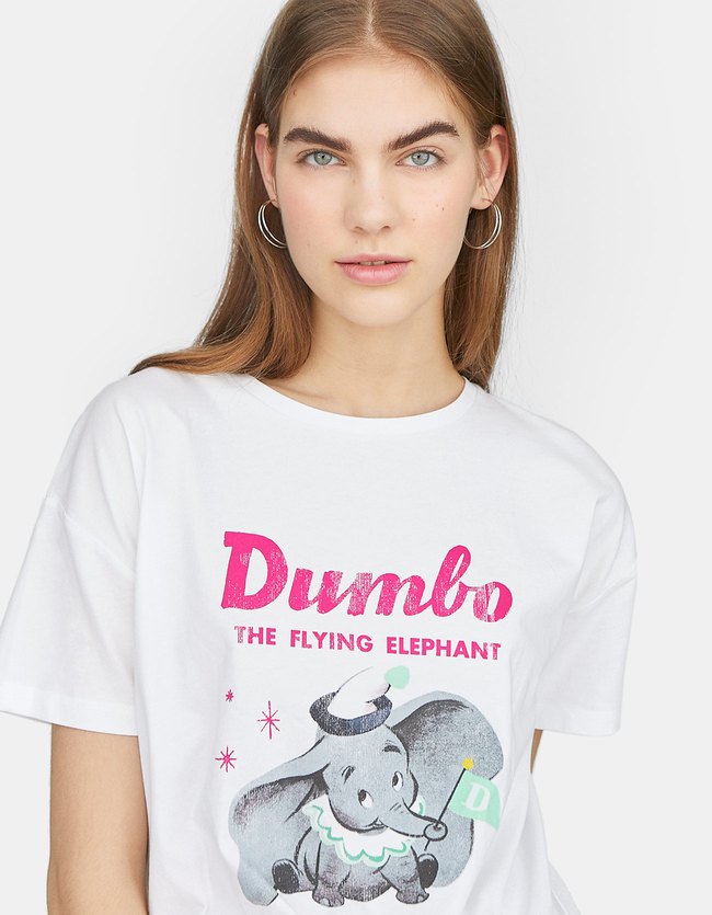 Stradivarius Disney T Shirt Dumbo Dames Wit Xs stradivarius kopen in de aanbieding Stradivarius Disney T Shirt Dumbo Dames Wit Xs stradivarius kopen in de aanbieding