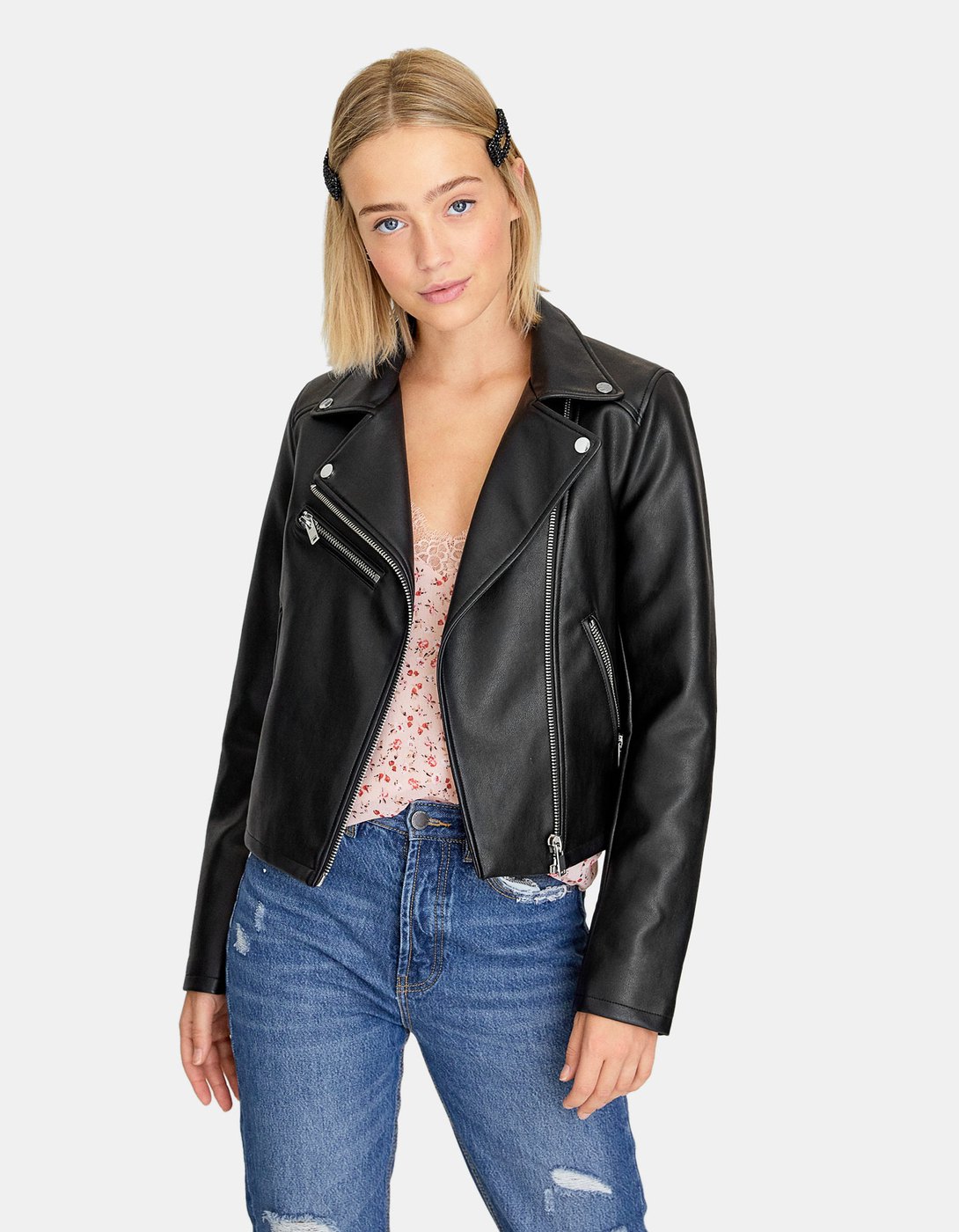 Faux Leather Jacket