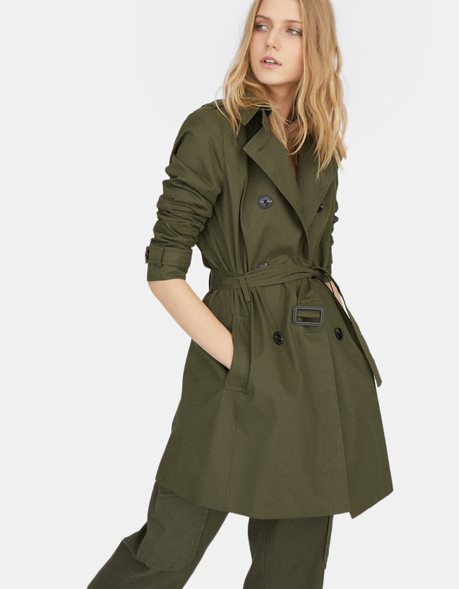 Stradivarius Trench Met Reverskraag Dames Kaki Xs stradivarius kopen in de aanbieding Stradivarius Trench Met Reverskraag Dames Kaki Xs stradivarius kopen in de aanbieding