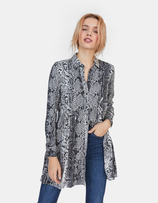Stradivarius Shirtdress Met Prints Dames Beige stradivarius kopen in de aanbieding Stradivarius Shirtdress Met Prints Dames Beige stradivarius kopen in de aanbieding