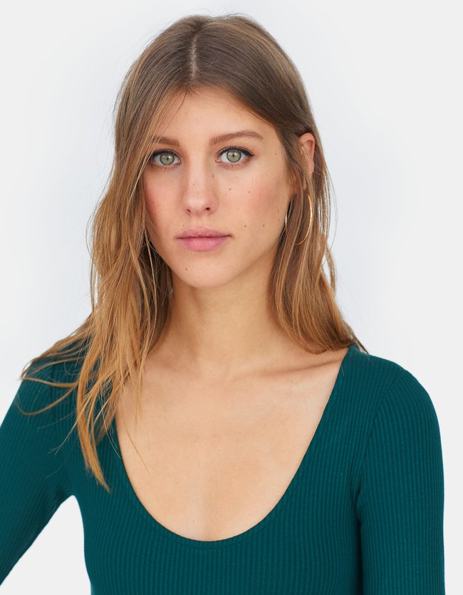 Stradivarius Basic Body Dames Flessengroen stradivarius kopen in de aanbieding Stradivarius Basic Body Dames Flessengroen stradivarius kopen in de aanbieding