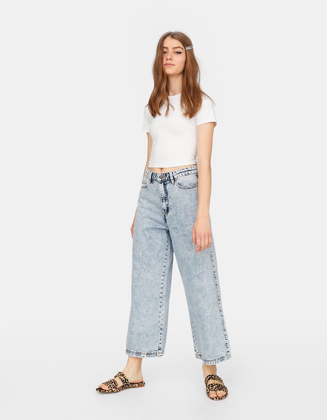 Stradivarius Stretch T Shirt Met Ronde Hals Dames Ecru stradivarius kopen in de aanbieding Stradivarius Stretch T Shirt Met Ronde Hals Dames Ecru stradivarius kopen in de aanbieding