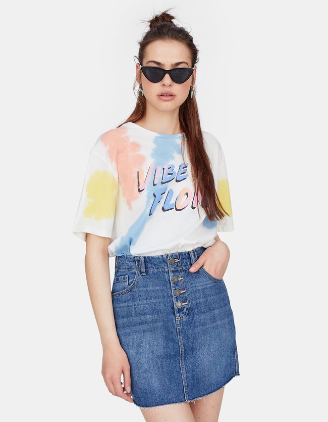 Stradivarius Denim Rok Met Knopen Dames Donker Verwassen 40 stradivarius kopen in de aanbieding Stradivarius Denim Rok Met Knopen Dames Donker Verwassen 40 stradivarius kopen in de aanbieding