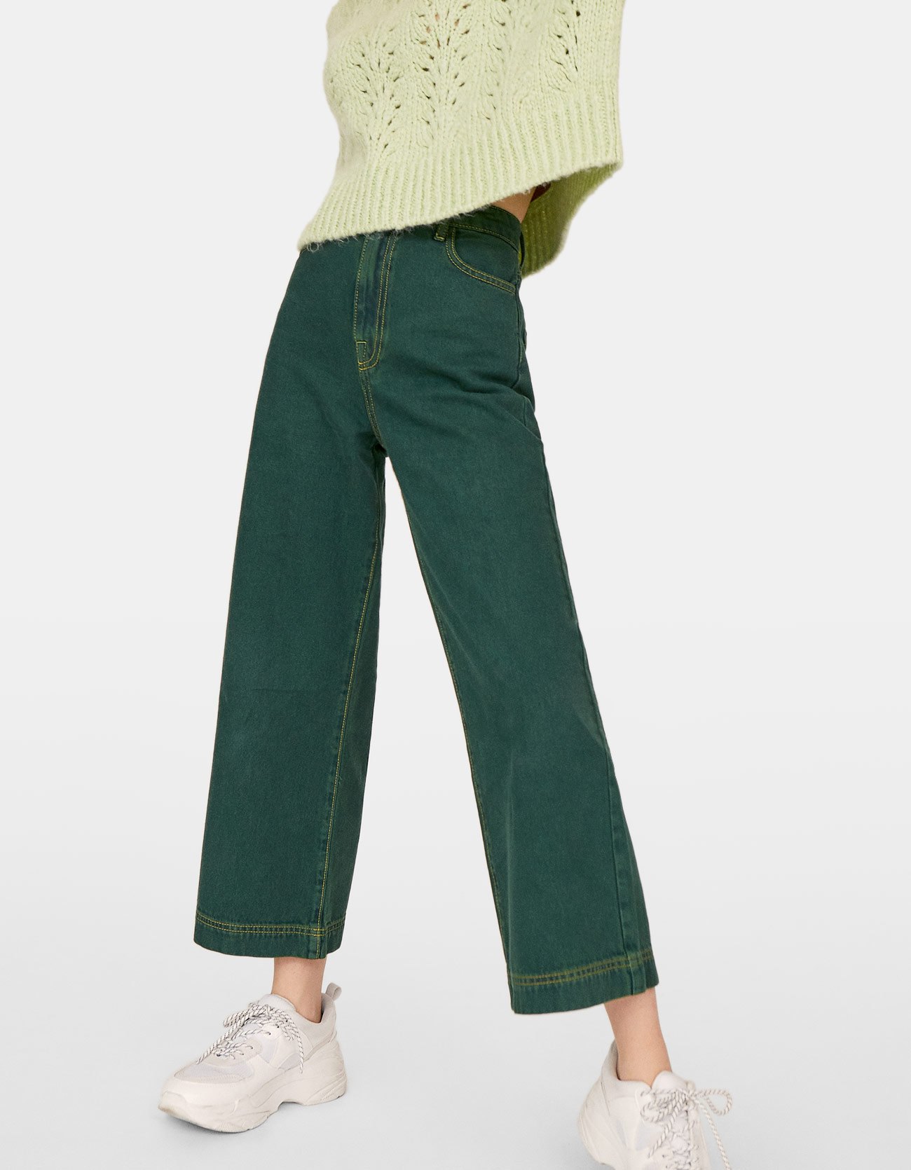 stradivarius culotte jeans