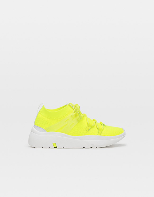 Stradivarius Stoffen Fluor Sneaker Dames Fluorgroen 36 stradivarius kopen in de aanbieding Stradivarius Stoffen Fluor Sneaker Dames Fluorgroen 36 stradivarius kopen in de aanbieding