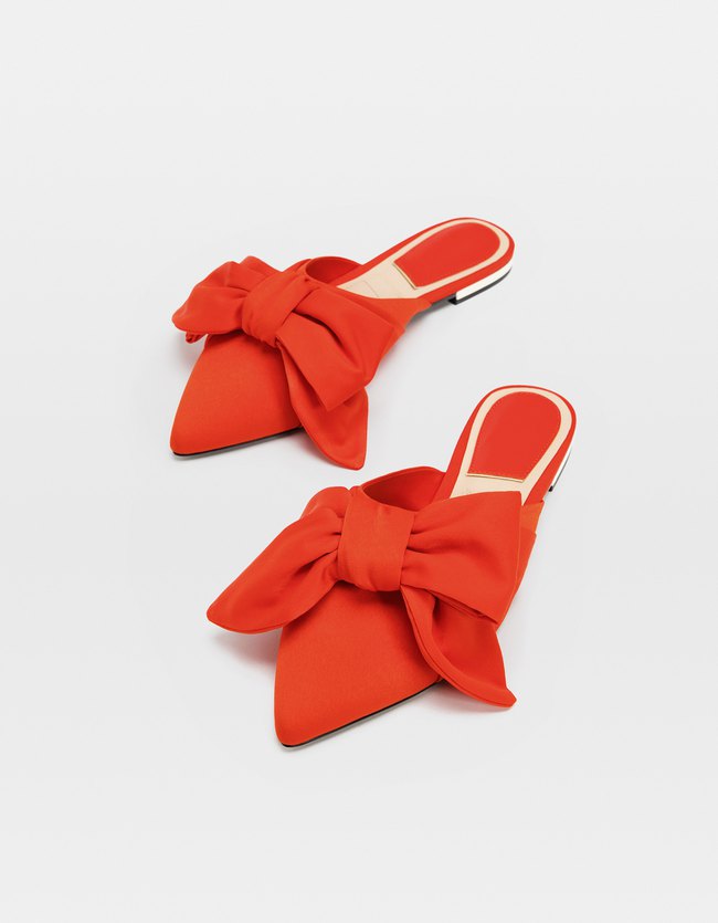 Stradivarius Muiltje Met Strik Dames Oranje 37 stradivarius kopen in de aanbieding Stradivarius Muiltje Met Strik Dames Oranje 37 stradivarius kopen in de aanbieding