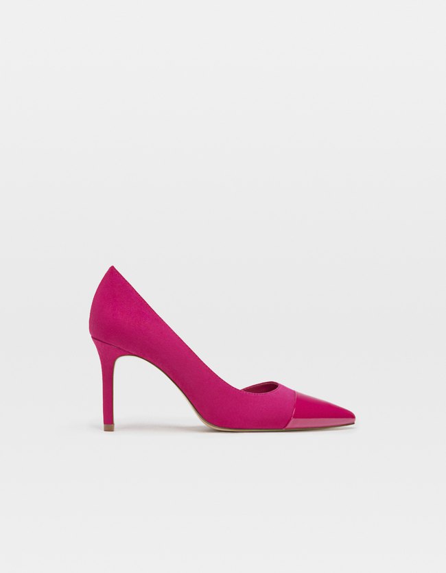 Stradivarius Fuchsia Combi Pump Met Hak Dames 37 stradivarius kopen in de aanbieding Stradivarius Fuchsia Combi Pump Met Hak Dames 37 stradivarius kopen in de aanbieding
