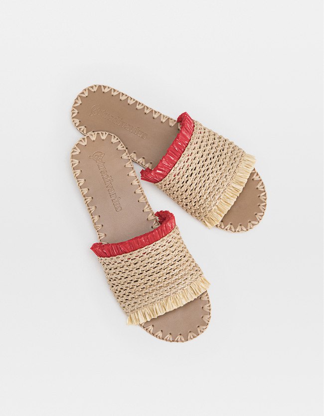 Stradivarius Platte Gevlochten Slipper Dames Naturel 39 stradivarius kopen in de aanbieding Stradivarius Platte Gevlochten Slipper Dames Naturel 39 stradivarius kopen in de aanbieding
