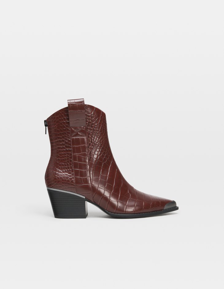 granate grabado cowboy grabado Botines Botines cowboy Botines granate cowboy d04xAqd