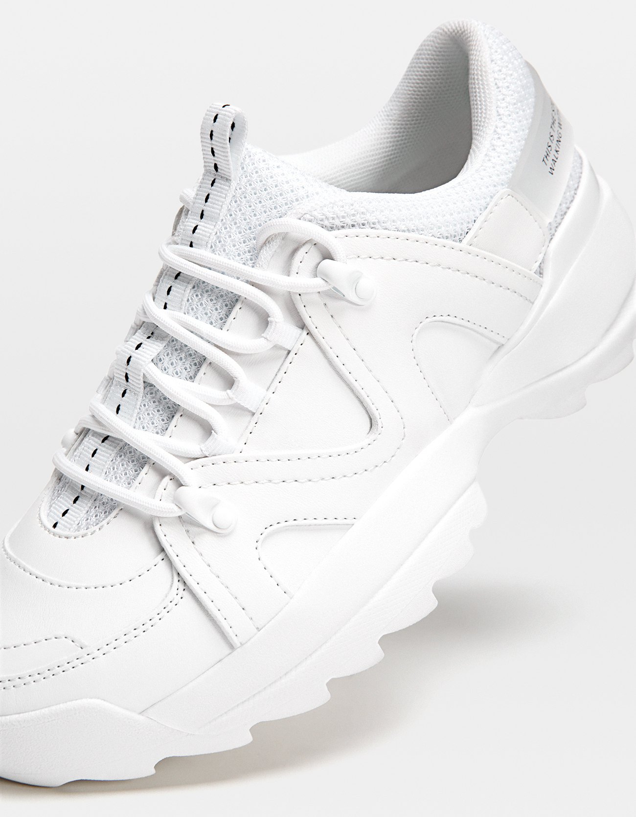 stradivarius platform sneakers