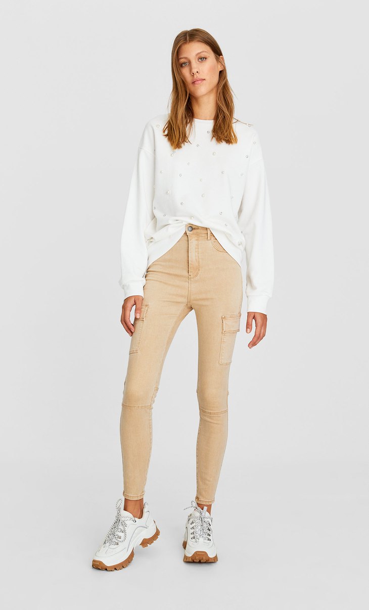 stradivarius cargo pants
