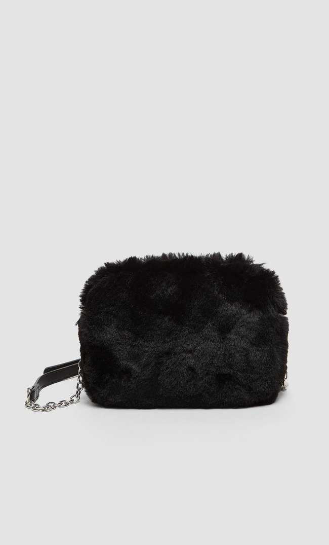 Faux Fur Crossbody Bag