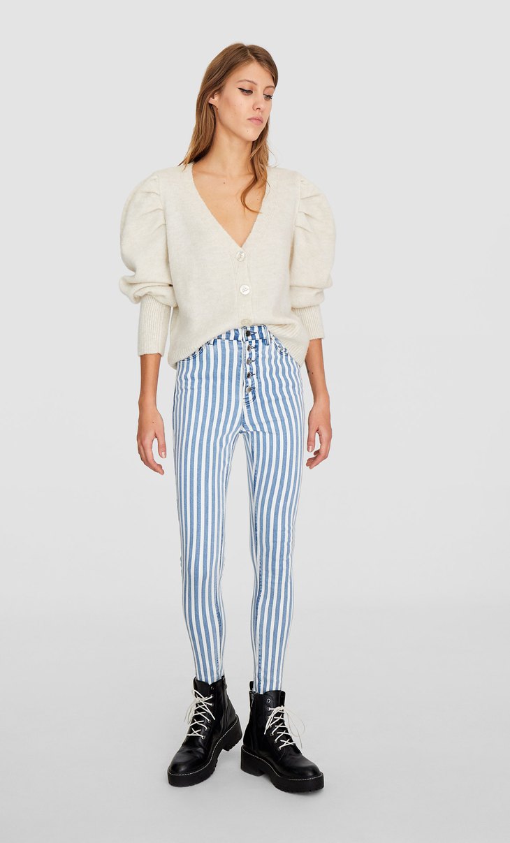 Super High Waist Jeans Women S Jeans Stradivarius Syria