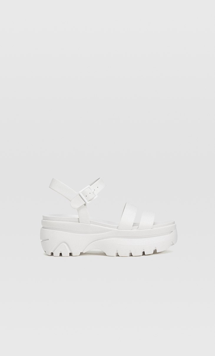 stradivarius platform sandals