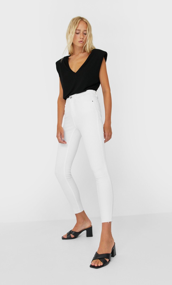 stradivarius body shape jeans