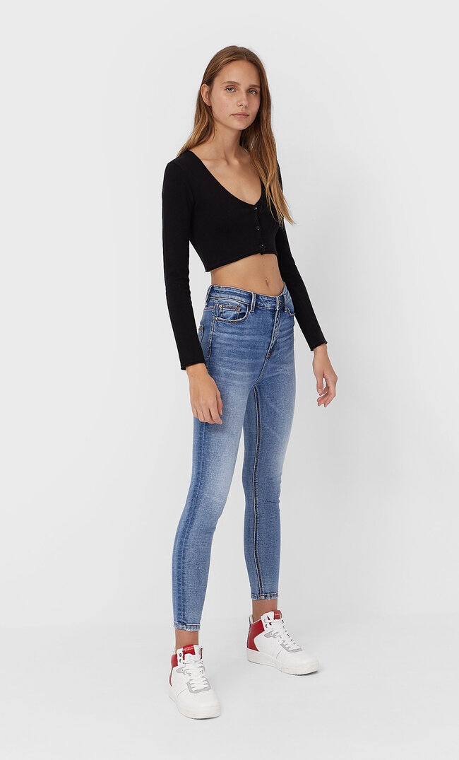 stradivarius petite jeans