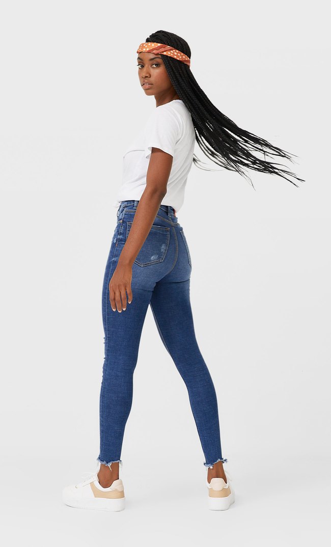 super high waist stradivarius