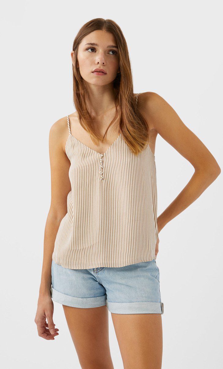 covered neck top