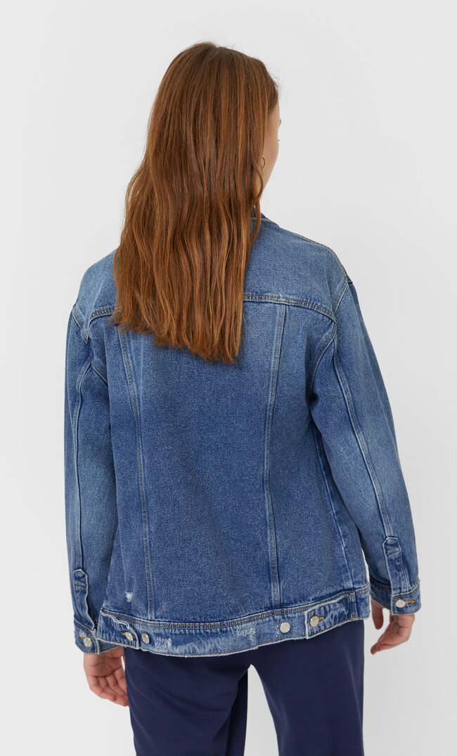 stradivarius jeans jacket